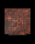 QLOCKTWO EARTH 13.5 Rust