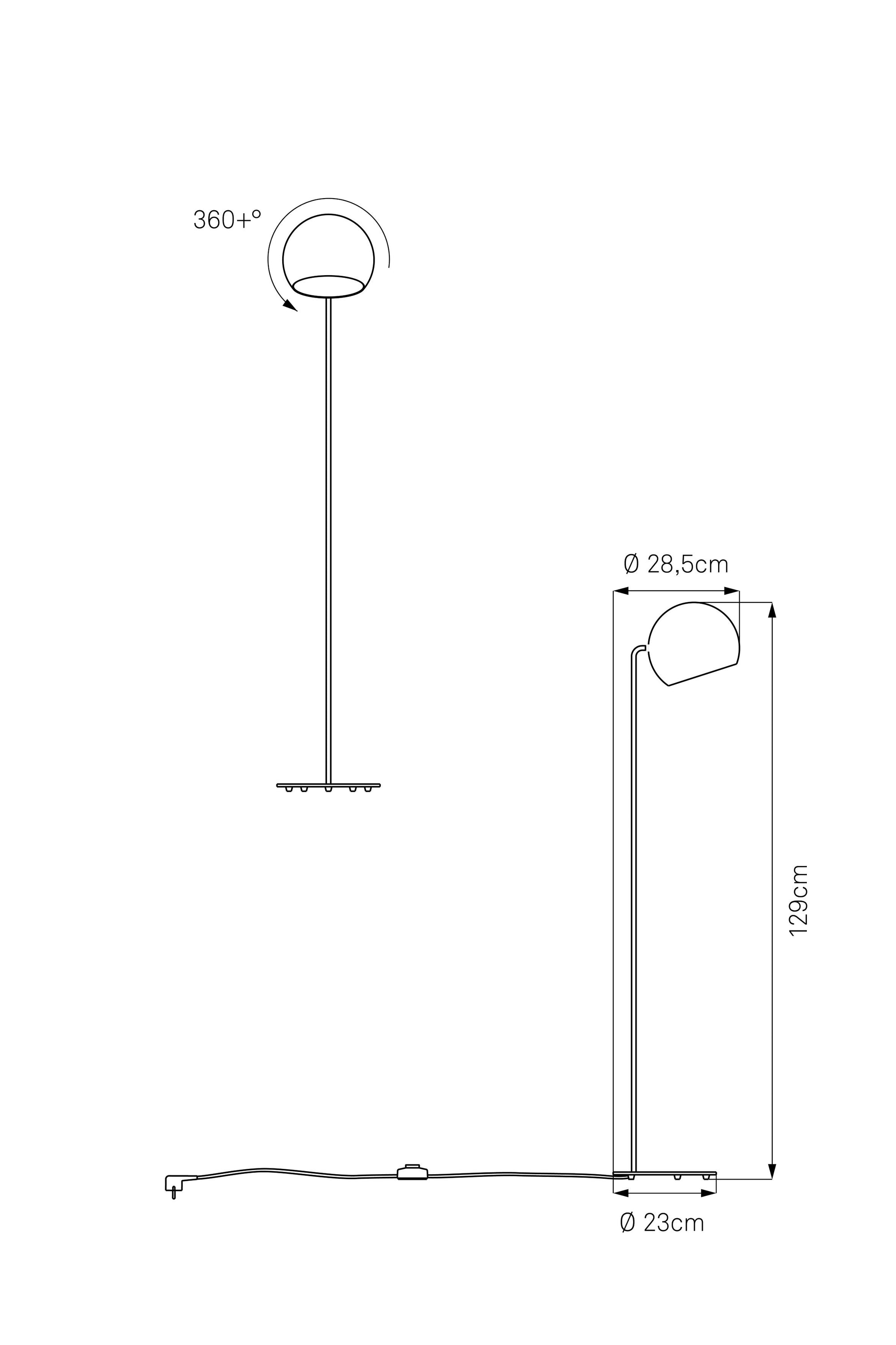 NYTA Tilt Globe Floor