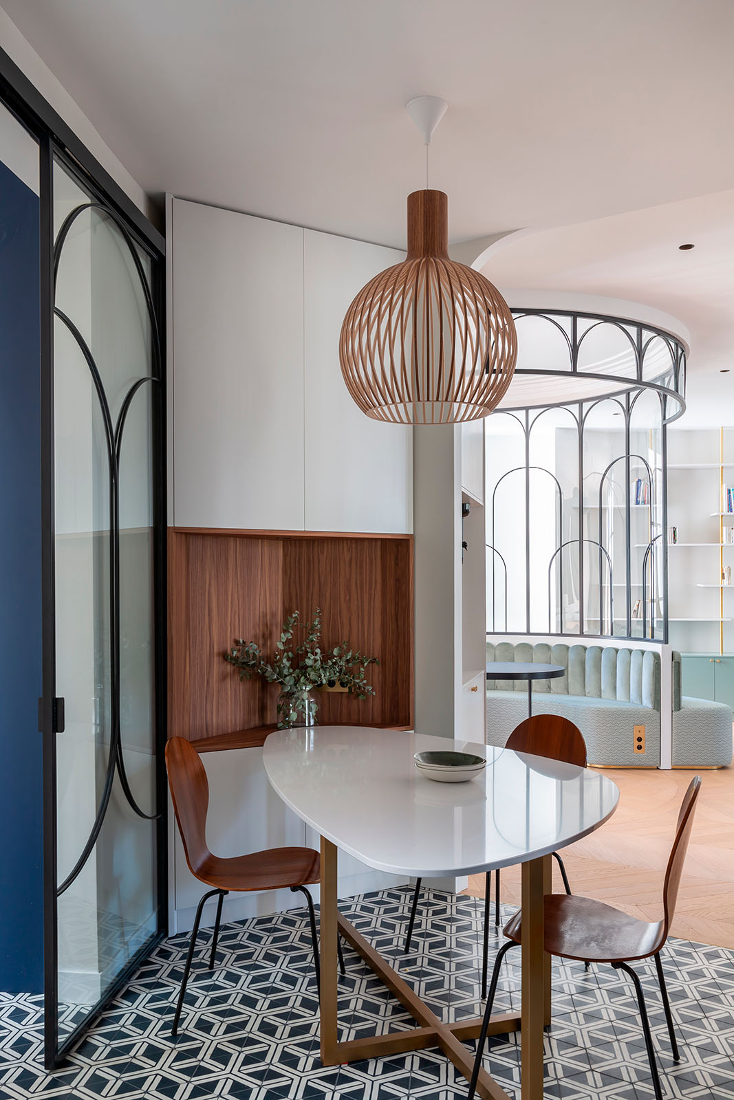 Private residence.
Paris, France.
Project by Agence Charlotte Fequet.
Photo by Agathe Tissier.